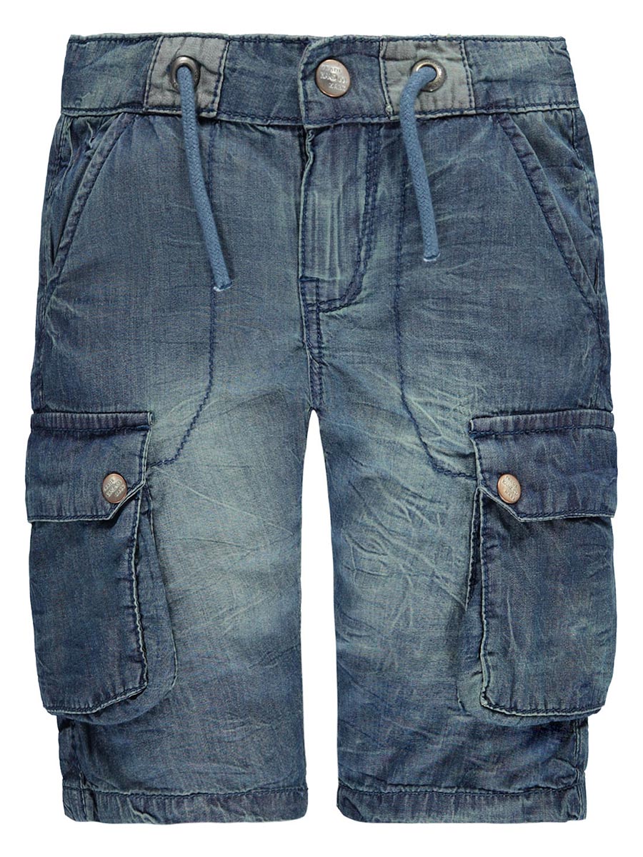 Bermudy jeansowe bawełniane Kanz