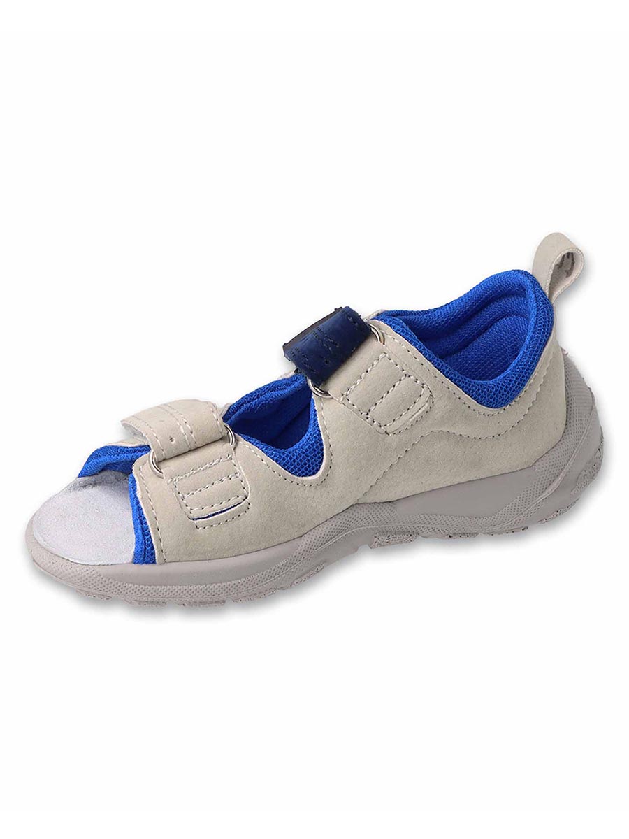 Szaro-Niebieskie sandałki chłopięce Befado