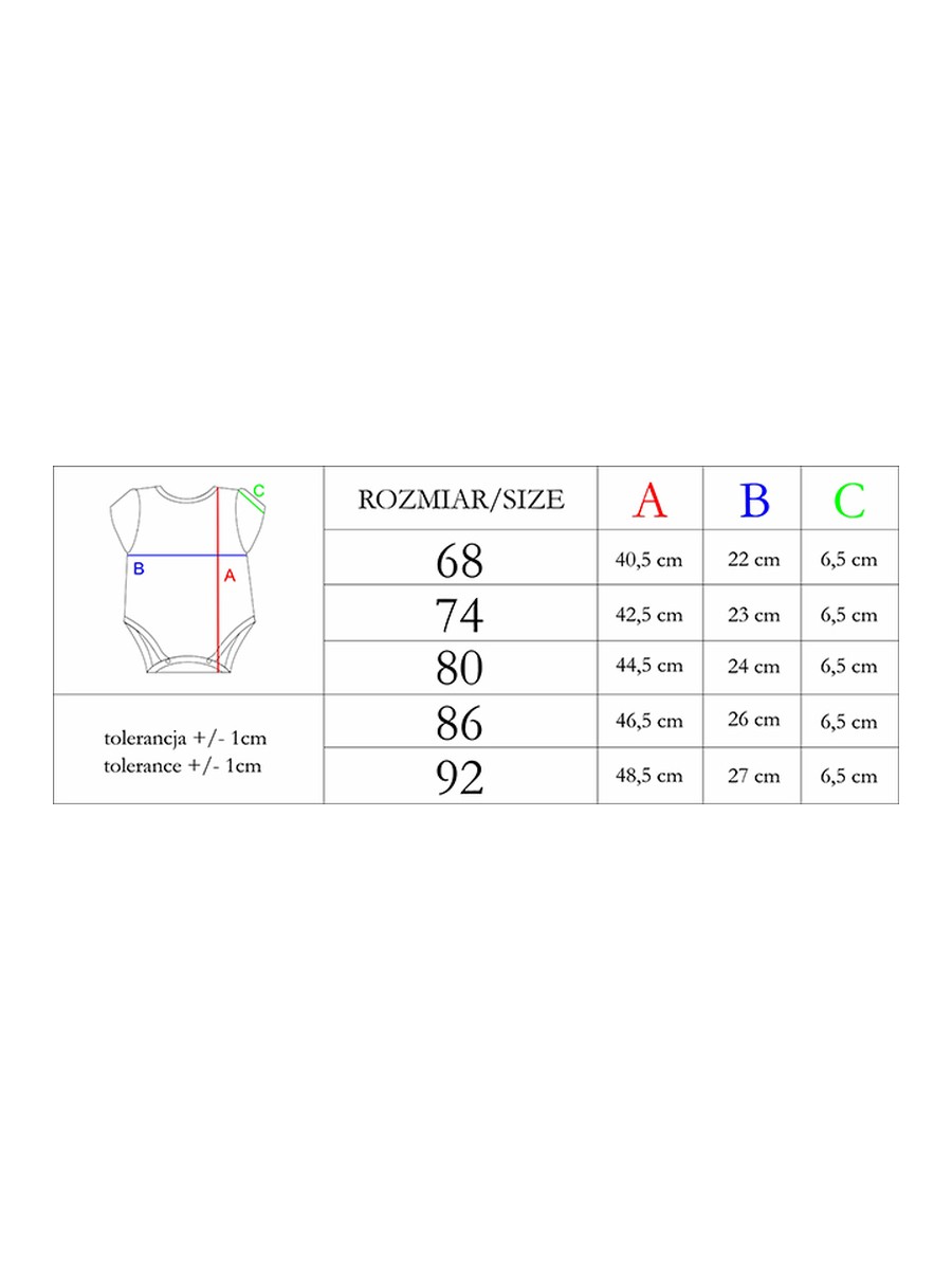 Body z krótkim rękawem dla dziewczynki białe Nicol