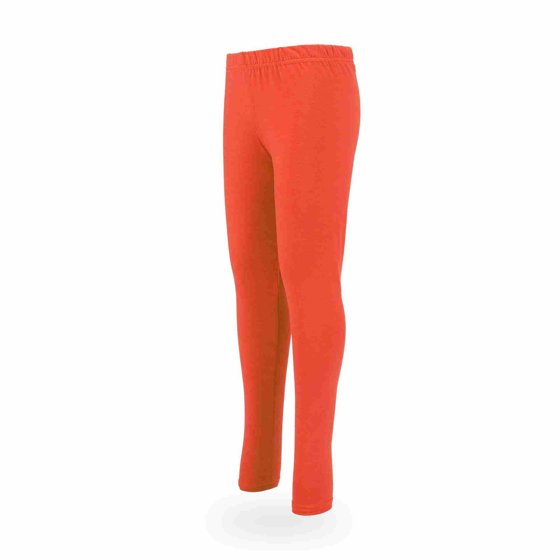 Dziewczęce legginsy basic, pomarańczowe, Tup Tup