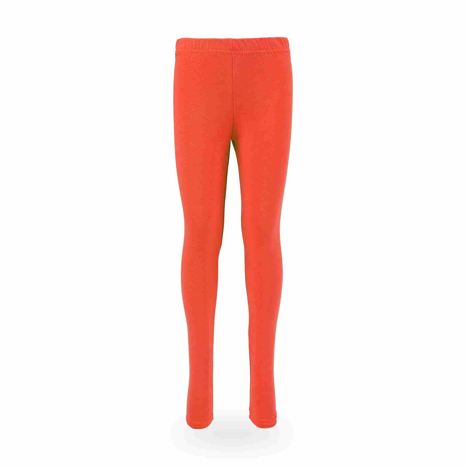 Dziewczęce legginsy basic, pomarańczowe, Tup Tup