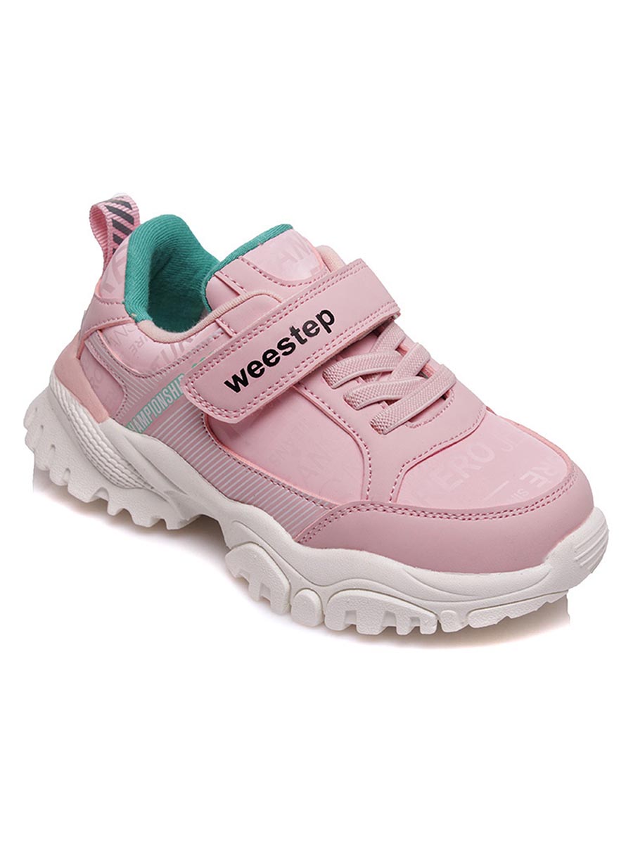 Buty sportowe dziewczęce, różowe, Weestep