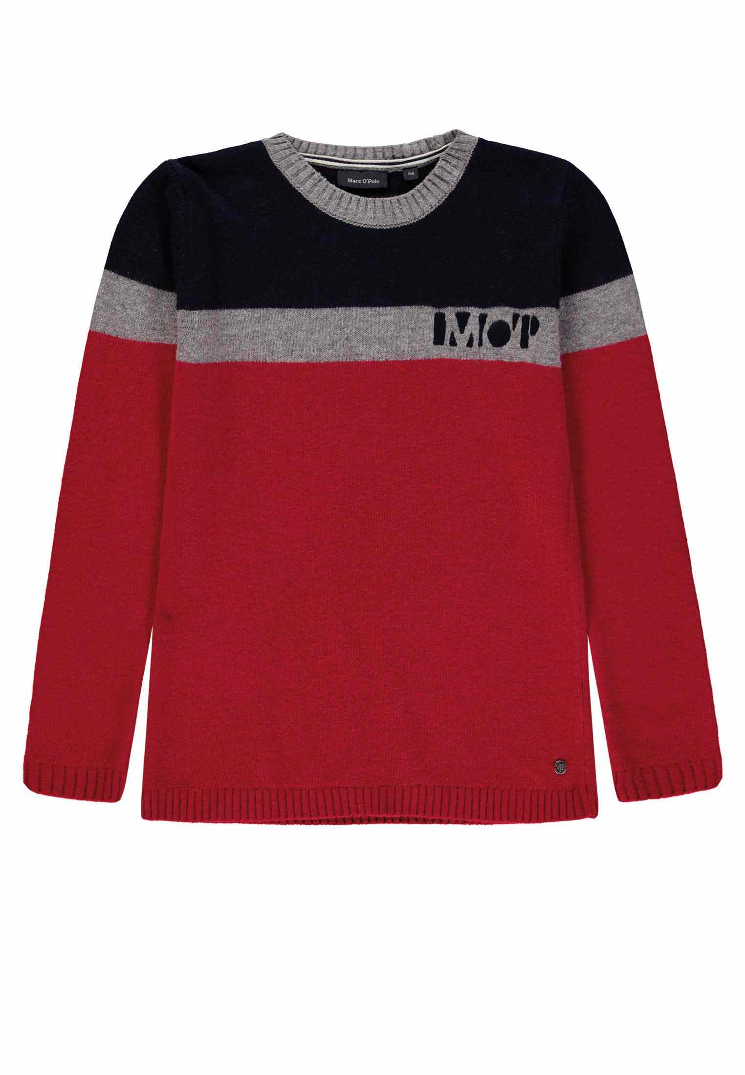 Chłopięcy sweter czerwony Marc O'Polo