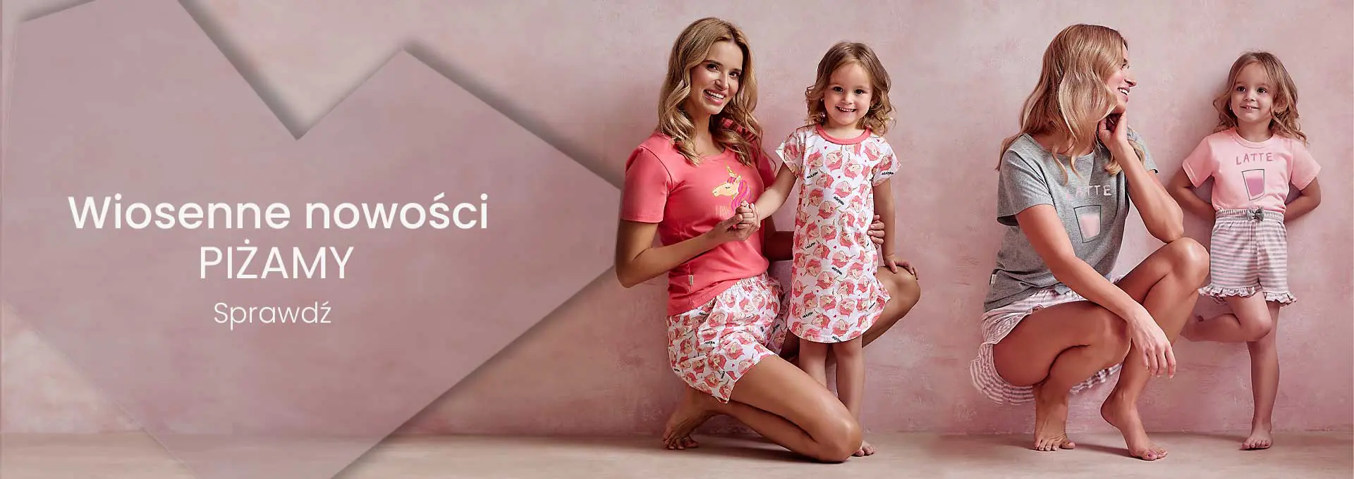 Czas na letnie słodkie sny! Zobacz nasze nowe piżamy dla mam i dzieci w sklepie online