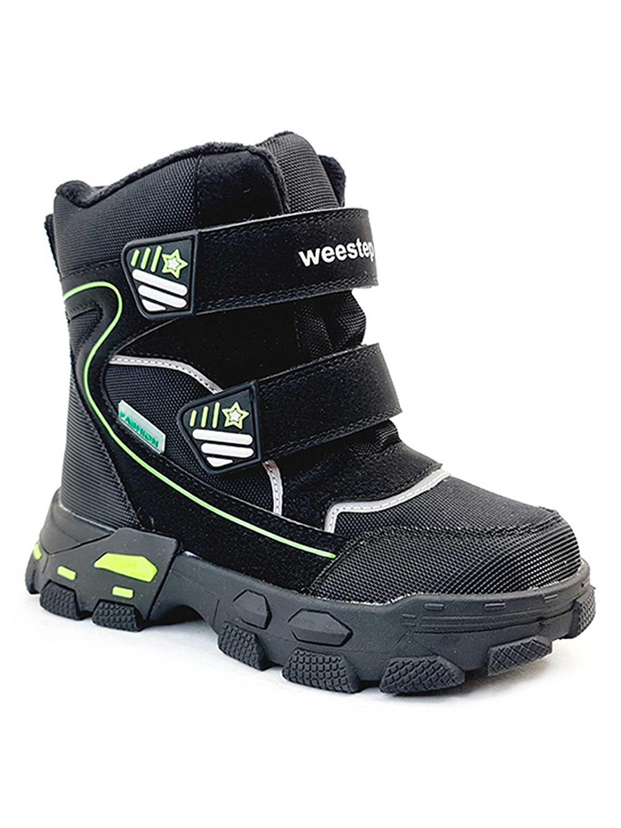 Buty zimowe chłopięce czarne Weestep