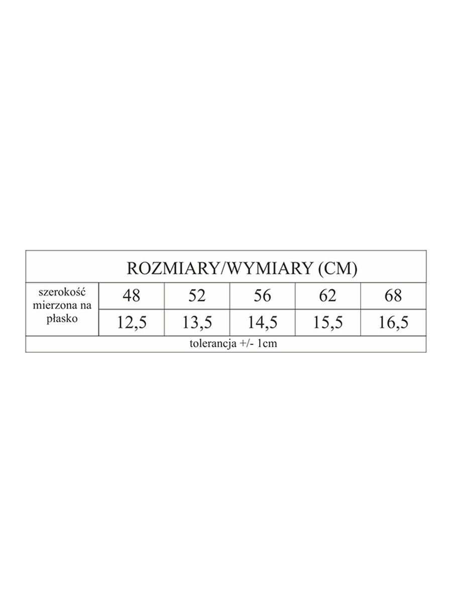 Czapka bawełniana wzór w odcieniach pomarańczu Nicol