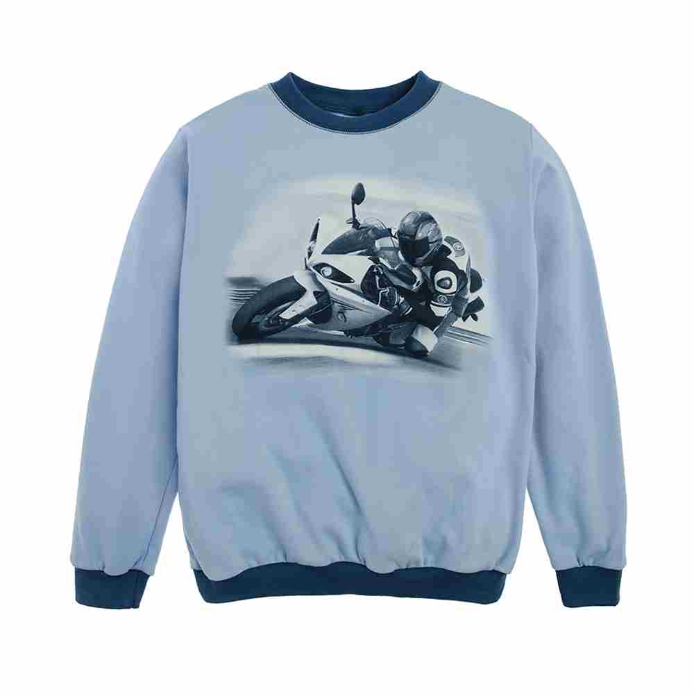 Chłopięca piżama, niebieska, motocykl, Tup Tup