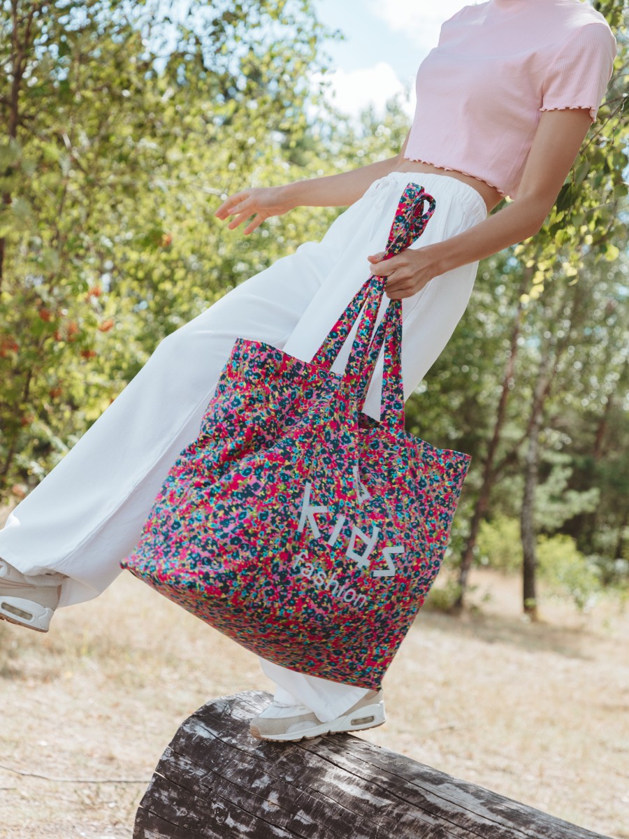 Torba shopper plażowa wielokolorowa